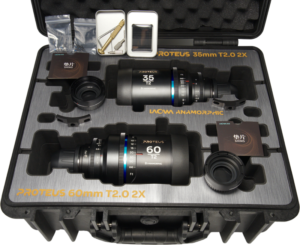 LAOWA Proteus 2xAnamorphic 2-Lens Bundle Set A (35mm, 60mm) - Blue - Arri PL/Canon EF (feet)