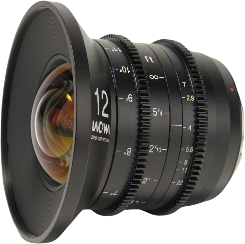 LAOWA 12mm T2.9 Zero-D Cine Lens - Canon EF (feet)