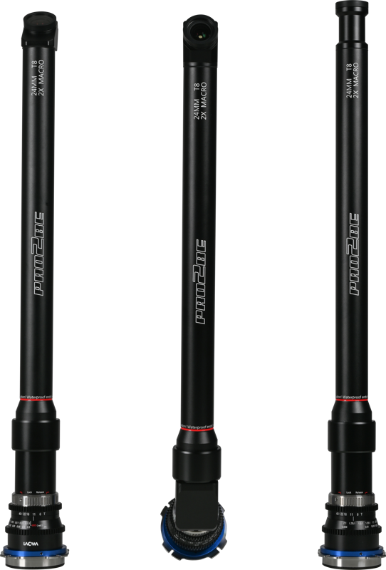 LAOWA Pro2be 24mm T8 2X Probe Lens Set (Direct, 35° & Periscope Module) - (Cine) PL