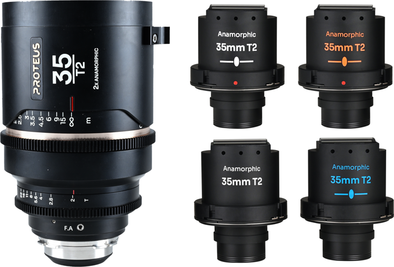 combining a versatile medium-wide focal length with a true 2X anamorphic squeeze ratio. Designed specifically for Super 35 sensors