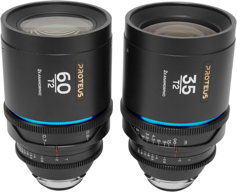 these lenses deliver a genuine anamorphic look with a dramatic 2X squeeze ratio