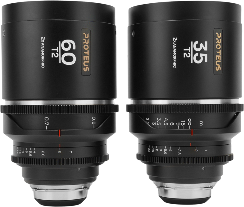 The Laowa Proteus 2X Anamorphic 2-Lens Bundle Set A combines two essential focal lengths—the versatile 35mm and the intimate 60mm—providing filmmakers with powerful tools to capture cinematic storytelling. Engineered specifically for professional cinema production