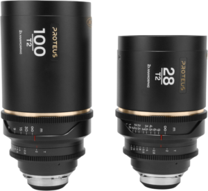 LAOWA Proteus 2X Anamorphic 2-Lens Bundle Set C (28mm, 100mm) - Amber - Arri PL/Canon EF