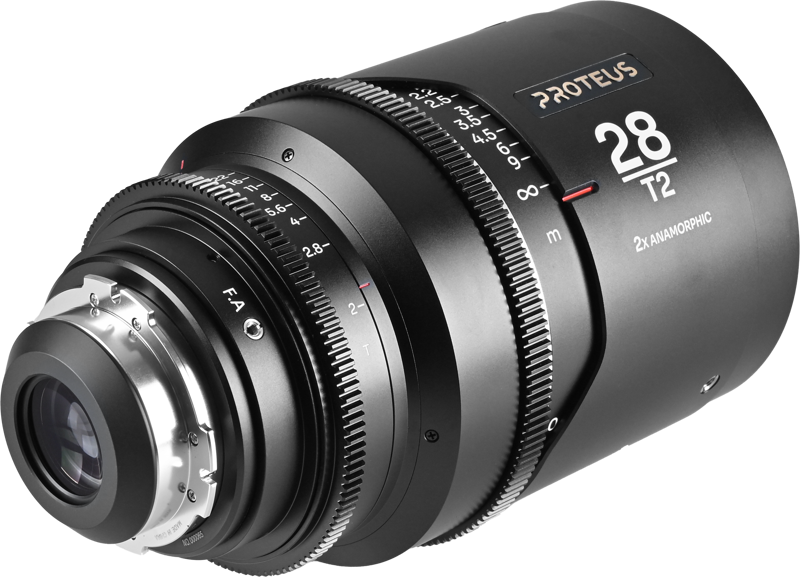 LAOWA Proteus 2X Anamorphic 28mm T2 - Silver - Arri PL/Canon EF