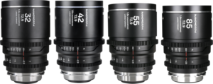 LAOWA Nanomorph LF Prime 4-Lens Bundle (32+42+55+85mm) Silver - Arri PL/ Canon EF
