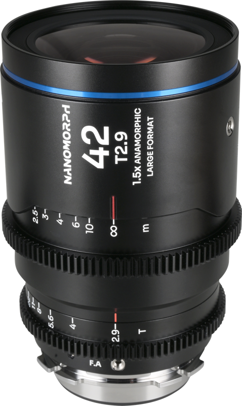 designed for filmmakers seeking a versatile focal length for large-format cinema cameras featuring Arri PL and Canon EF mounts. With its 42mm focal length
