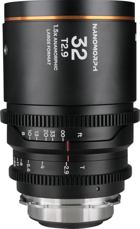 Laowa introduces the Nanomorph LF 32mm T2.9 1.5X anamorphic lens