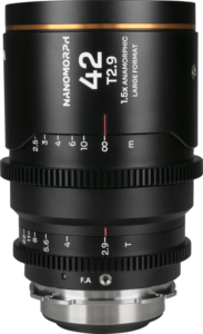 LAOWA Nanomorph LF 42mm T2.9 1.5X (Amber) - Arri PL/Canon EF
