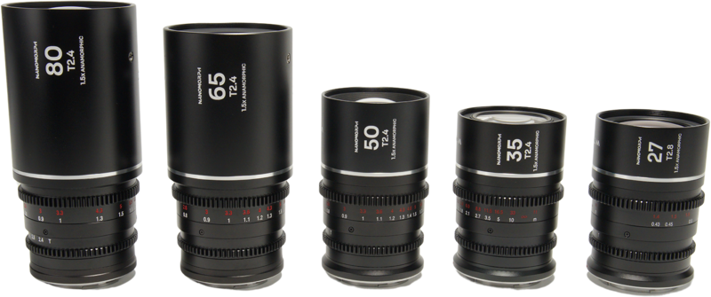The Laowa Nanomorph S35 Prime 5-Lens Bundle offers a complete set of focal lengths