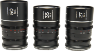 LAOWA Nanomorph S35 Prime 3-Lens Bundle (27mm, 35mm, 50mm) (Silver) - MFT