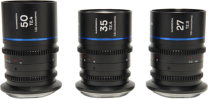 LAOWA Nanomorph S35 Prime 3-Lens Bundle (27mm, 35mm, 50mm) (Blue) - DL