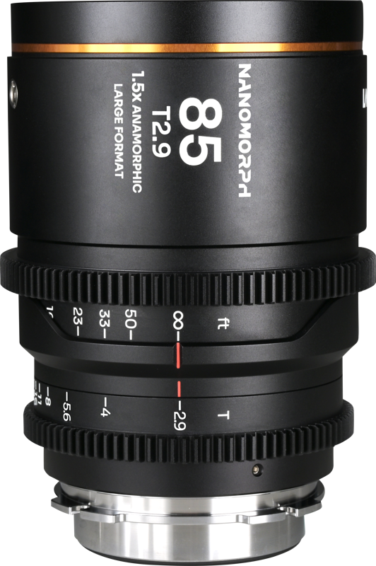 Laowa introduces the Nanomorph LF 85mm T2.9 1.5X anamorphic lens