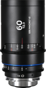LAOWA Nanomorph 60mm T2.9 1.5X S35 Macro 1:2 (Blue) - Arri PL/Canon EF