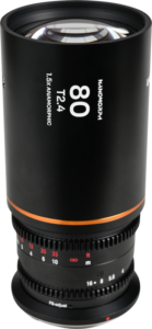 and a signature anamorphic aesthetic while maintaining sharpness and clarity. The 80mm focal length provides a flattering telephoto perspective