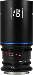 LAOWA Nanomorph 80mm T2.4 1.5X S35 (Blue) - Canon RF