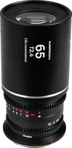 this lens delivers a true cinematic widescreen look with beautifully rendered oval bokeh and elongated horizontal flares. The 65mm focal length provides a flattering compression effect