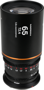 this lens delivers a true cinematic widescreen look with beautifully rendered oval bokeh and elongated horizontal flares. The 65mm focal length provides a flattering compression effect
