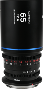 this lens delivers a true cinematic widescreen look with beautifully rendered oval bokeh and elongated horizontal flares. The 65mm focal length provides a flattering compression effect