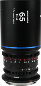 this lens delivers a true cinematic widescreen look with beautifully rendered oval bokeh and elongated horizontal flares. The 65mm focal length provides a flattering compression effect