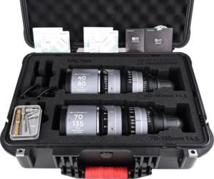 LAOWA Sunlight 2X Anamorphic Zoom 2-Lens Bundle (40-80mm,70-135mm) (Silver) Arri PL