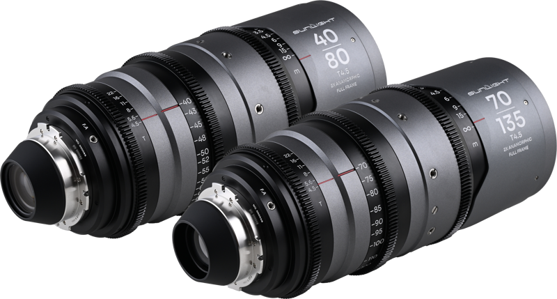 LAOWA Sunlight 2X Anamorphic Zoom 2-Lens Bundle (40-80mm,70-135mm) (Clear) Arri PL