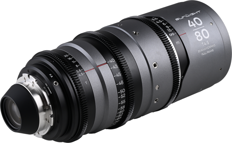 LAOWA Sunlight 40-80mm T4.5 2x FF Anamorphic Zoom (Silver) Arri PL