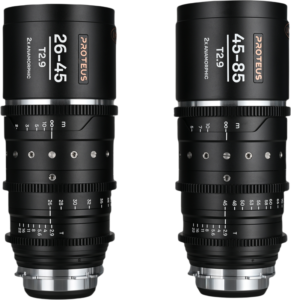 LAOWA Proteus Zoom 2X Anamorphic 2-Lens Bundle (26-45mm, 45-85mm) - Silver - Arri PL/Canon EF