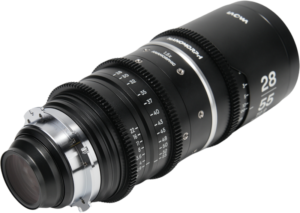 and characteristic anamorphic flares. With its versatile 28-55mm zoom range