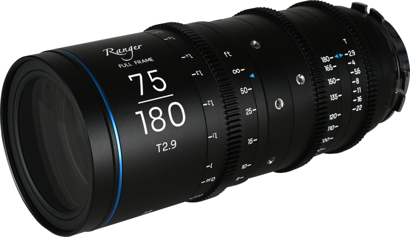 enhancing subject separation and background blur. The 75-180mm focal length provides versatility for tight framing