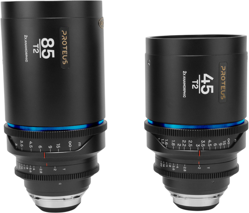 The Laowa Proteus 2X Anamorphic 2-Lens Bundle Set B combines two highly versatile cine lenses—the natural perspective 45mm and the expressive telephoto 85mm—creating a powerful toolkit for filmmakers looking to achieve authentic cinematic visuals. With a true 2X anamorphic squeeze ratio