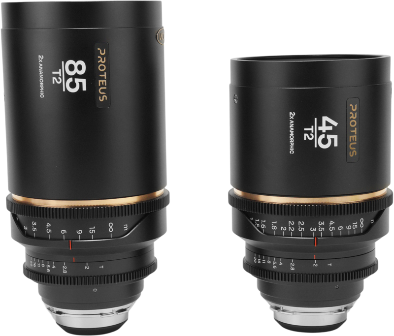 The Laowa Proteus 2X Anamorphic 2-Lens Bundle Set B combines two highly versatile cine lenses—the natural perspective 45mm and the expressive telephoto 85mm—creating a powerful toolkit for filmmakers looking to achieve authentic cinematic visuals. With a true 2X anamorphic squeeze ratio