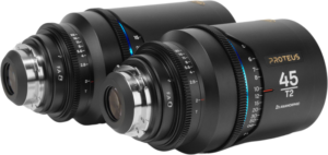 LAOWA Proteus 2xAnamorphic 2-Lens Bundle Set B (45mm, 85mm) - Blue - Arri PL/Canon EF (feet)