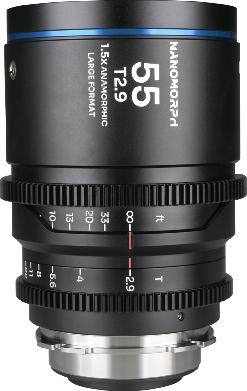 Laowa introduces the Nanomorph LF 55mm T2.9 1.5X anamorphic lens