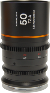 LAOWA Nanomorph 50mm T2.4 1.5X S35 (Amber) - Canon RF