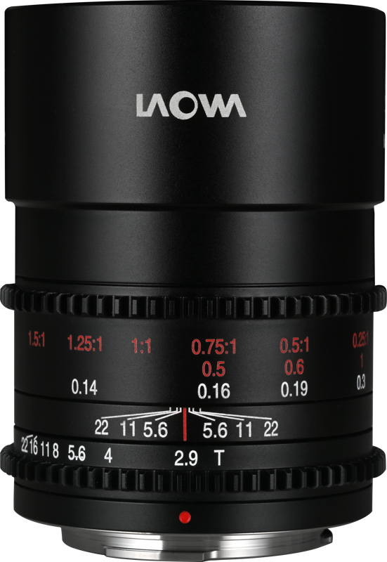 The Laowa 50mm T2.9 Macro APO MFT Cine Lens is a professional-grade macro lens designed specifically for Micro Four Thirds (MFT) cinema cameras. With a 2:1 magnification ratio