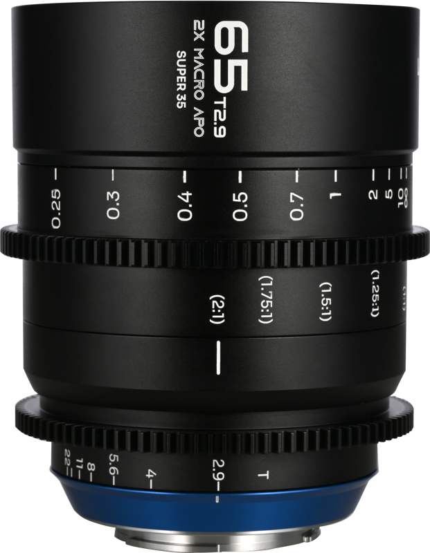 The Laowa 65mm T2.9 2X Macro APO Cine Lens is a professional cinema macro lens designed specifically for APS-C mirrorless cameras