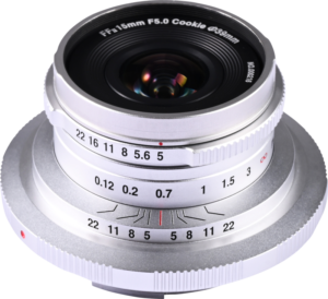 pancake-style lens crafted specifically for full-frame mirrorless cameras. With its unique 15mm ultra-wide-angle perspective