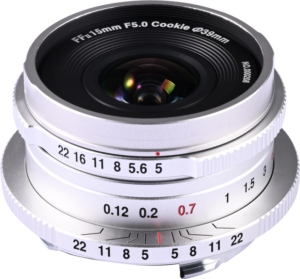 pancake-style lens crafted specifically for full-frame mirrorless cameras. With its unique 15mm ultra-wide-angle perspective