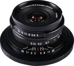 pancake-style lens crafted specifically for full-frame mirrorless cameras. With its unique 15mm ultra-wide-angle perspective
