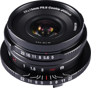 pancake-style lens crafted specifically for full-frame mirrorless cameras. With its unique 15mm ultra-wide-angle perspective