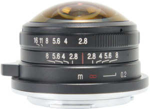 delivering an expansive 210° field-of-view. Compatible with both APS-C and Micro Four Thirds (MFT) camera systems