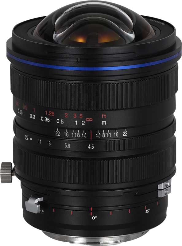 distortion-free images directly from the camera. Compatible with full-frame cameras