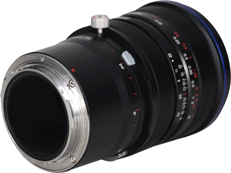 distortion-free images directly from the camera. Compatible with full-frame cameras