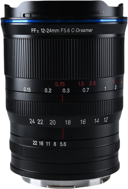 The Laowa 12-24mm f/5.6 Zoom FF Lens is a compact ultra-wide-angle zoom lens designed for full-frame cameras. Offering a versatile 12-24mm focal range
