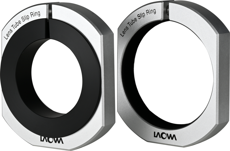 The Laowa Lens Tube Slip Rings provide enhanced stability for the Laowa Aurogon 10-50x microscope lens