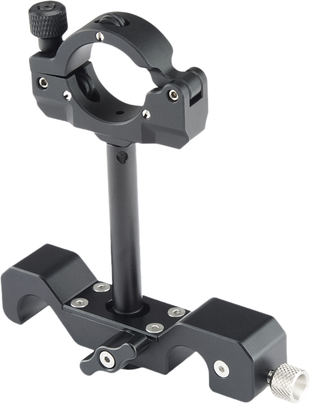 Laowa has collaborated with Nitze to create custom-designed supports for their lenses. The Nitze Lens Support for 15mm LWS Rods is specifically engineered for the Laowa 24mm Periprobe