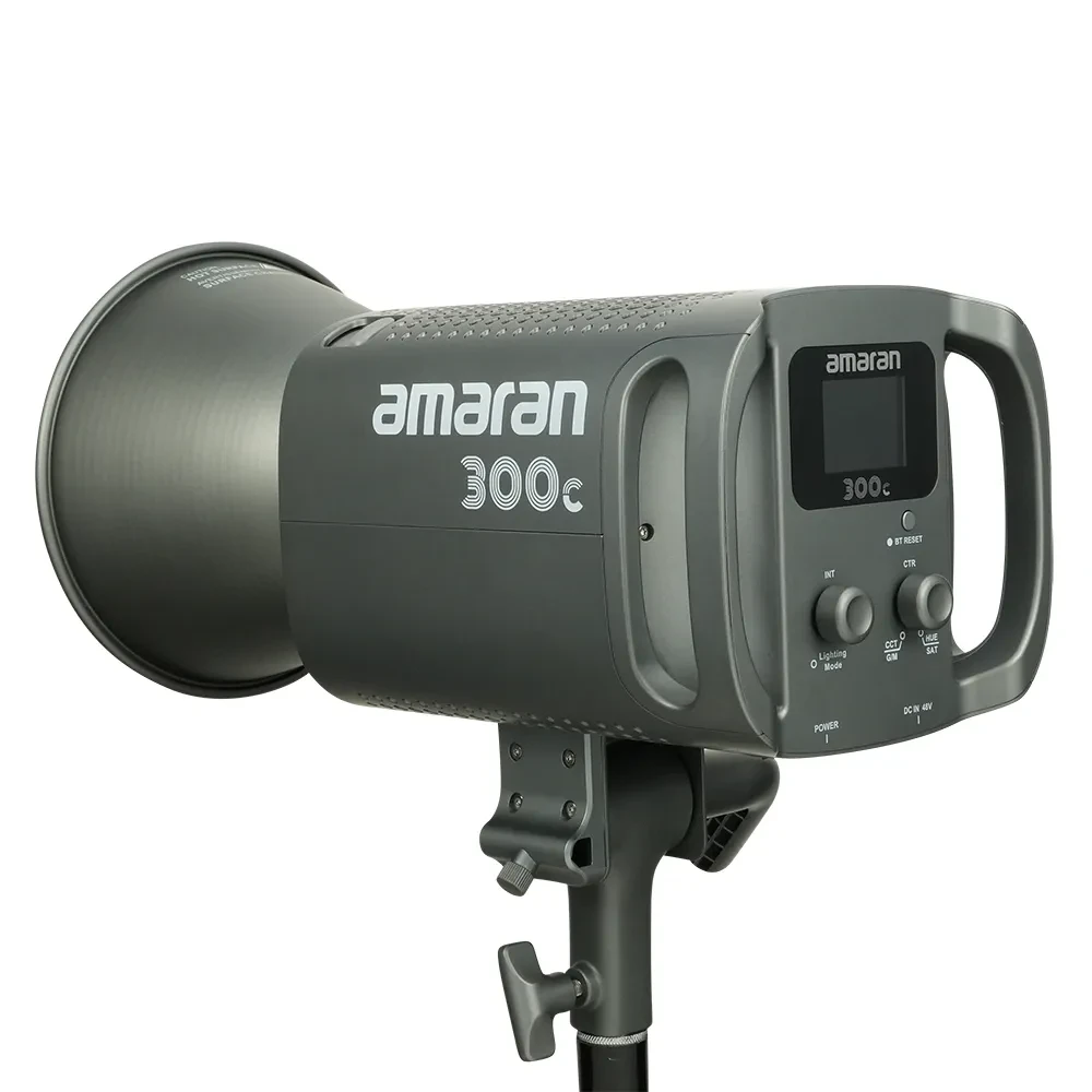 AMARAN 300c full-color Bowens-mount point-source LED light, GREY