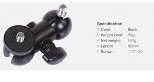 Universal connector 1/4"-1/4", large