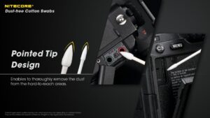 NITECORE Dust-free Cotton Swabs