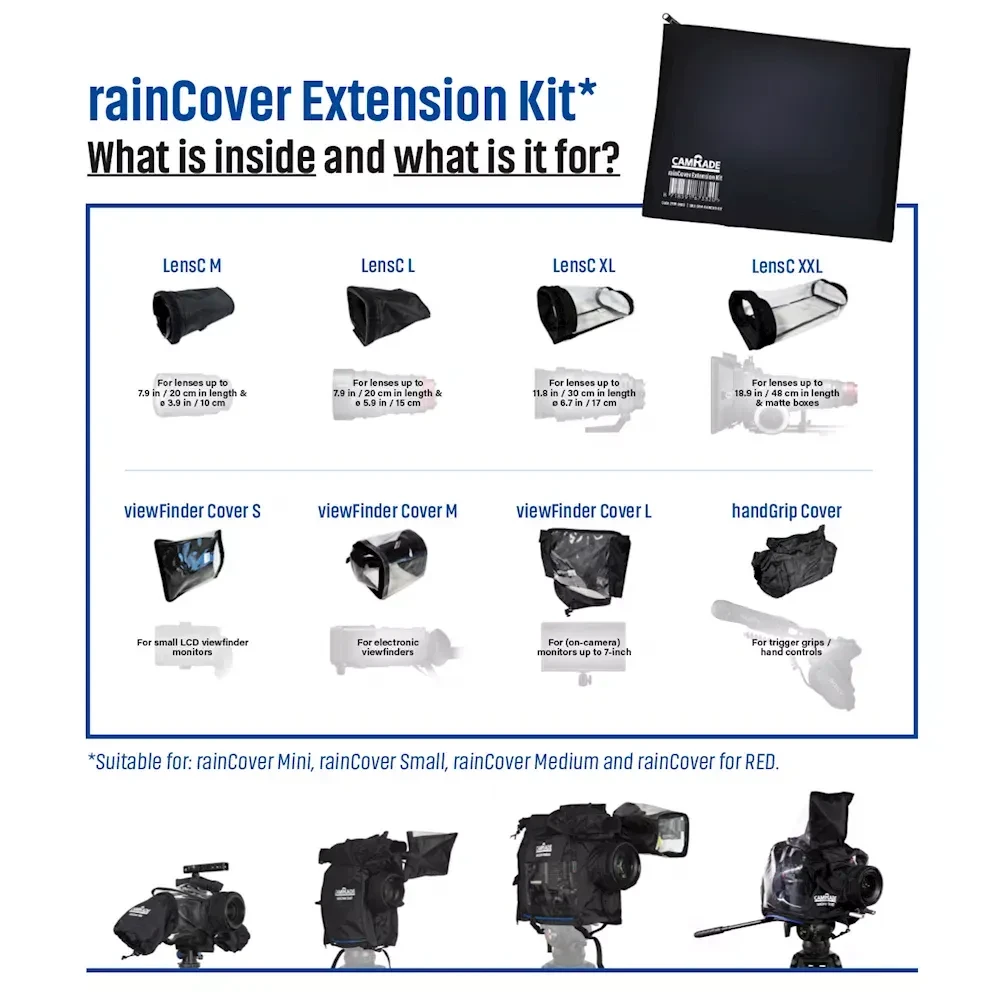 CAMRADE rainCover Extension Kit